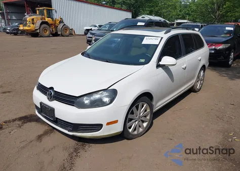 2012 Volkswagen Jetta Sportwagen 2.0L Tdi from USA, damaged, VIN 3VWPL7AJ0CM703490